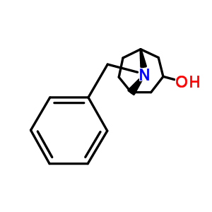 (5R)-8-benzyl-8-azabicyclo3.2.1octan-3-ol Structure,3804-68-0Structure