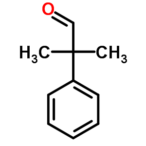 2-Methyl-2-phenyl-propanal Structure,3805-10-5Structure