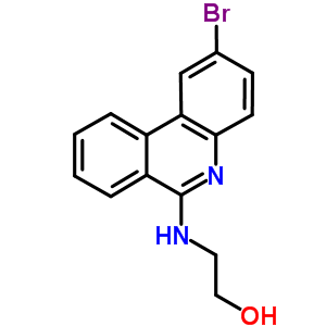 2-[(2-Bromophenanthridin-6-yl)amino]ethanol Structure,38052-86-7Structure