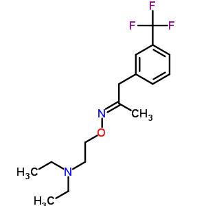 1-[M-(trifluoromethyl)phenyl ]-2-propanone o-[2-(diethylamino)ethyl ]oxime Structure,38060-02-5Structure