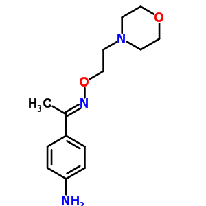 4’-Aminoacetophenone o-(2-morpholinoethyl)oxime Structure,38063-87-5Structure