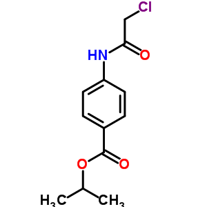 4-[(氯乙?；?氨基]苯甲酸異丙酯結(jié)構(gòu)式_38064-88-9結(jié)構(gòu)式