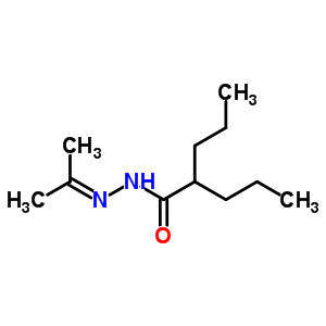 N-(propan-2-ylideneamino)-2-propyl-pentanamide Structure,38068-35-8Structure