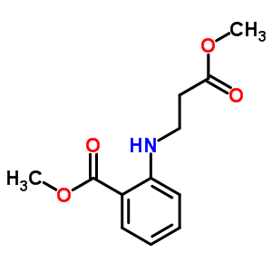 Benzoic acid,2-[(3-methoxy-3-oxopropyl)amino]-, methyl ester Structure,38113-64-3Structure