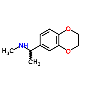 [1-(2,3-Dihydro-benzo[1,4]dioxin-6-yl)-ethyl ]-methyl-amine Structure,381191-92-0Structure