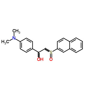 1-(4-Dimethylaminophenyl)-2-naphthalen-2-ylsulfinyl-ethanol Structure,38226-50-5Structure