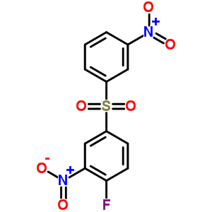 Benzene,1-fluoro-2-nitro-4-[(3-nitrophenyl)sulfonyl]- Structure,383-21-1Structure