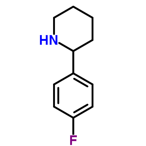 2-(4-Fluorophenyl)piperidine Structure,383128-03-8Structure