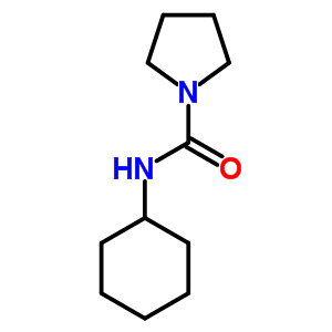 1-Pyrrolidinecarboxamide,n-cyclohexyl- Structure,38313-19-8Structure