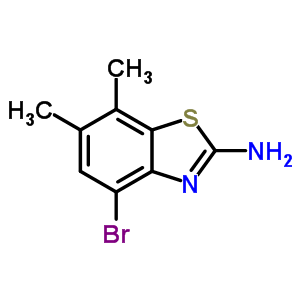 2-Benzothiazolamine,4-bromo-6,7-dimethyl- Structure,383131-01-9Structure