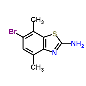 2-Benzothiazolamine,6-bromo-4,7-dimethyl- Structure,383131-43-9Structure