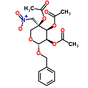 Benzyl 2,3,4-tri-o-acetyl-4-nitromethyl-beta-d-arabinopyranose Structure,383173-65-7Structure