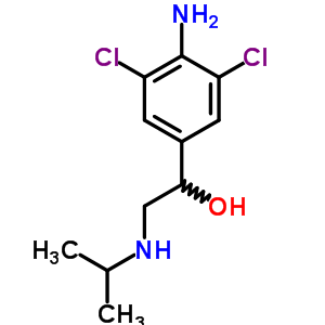 Clenproperol Structure,38339-11-6Structure