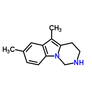 5,7-Dimethyl-1,2,3,4-tetrahydropyrimido[1,6-a]indole Structure,38349-07-4Structure