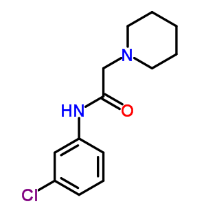 1-Piperidineacetamide,n-(3-chlorophenyl)- Structure,38367-19-0Structure