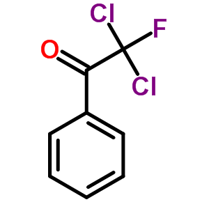 Ethanone, 2,2-dichloro-2-fluoro-1-phenyl-(9ci) Structure,384-66-7Structure