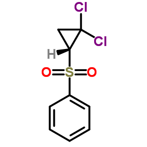 2,2-Dichlorocyclopropyl phenyl sulfone Structure,38435-04-0Structure