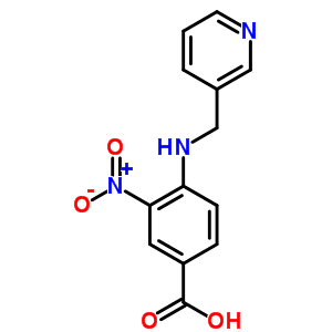 3-Nitro-4-[(3-pyridinylmethyl)amino]benzoic acid Structure,384855-46-3Structure