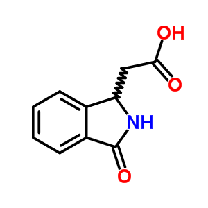 [1(3H)-isoindolinone-3-yl]acetic acid Structure,3849-22-7Structure