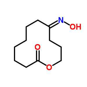 (9E)-9-hydroxyimino-1-oxacyclododecan-2-one Structure,38538-06-6Structure