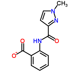 2-[(1-Methyl-1h-pyrazole-3-carbonyl)-amino]-benzoic acid Structure,385383-59-5Structure