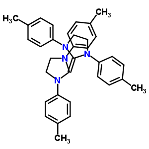 Imidazolidine,2-[1,3-bis(4-methylphenyl)-2-imidazolidinylidene]-1,3-bis(4-methylphenyl)- Structure,38556-77-3Structure