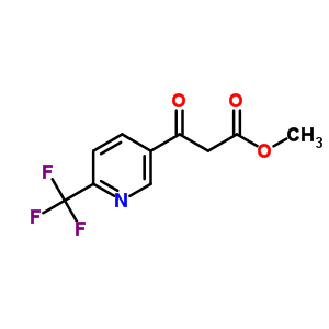 Methyl 6-(trifluoromethyl)nicotinoylacetate Structure,386704-15-0Structure