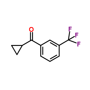 Cyclopropyl-[3-(trifluoromethyl)phenyl]methanone Structure,38675-82-0Structure