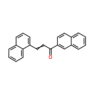 3-Naphthalen-1-yl-1-naphthalen-2-yl-prop-2-en-1-one Structure,38767-64-5Structure