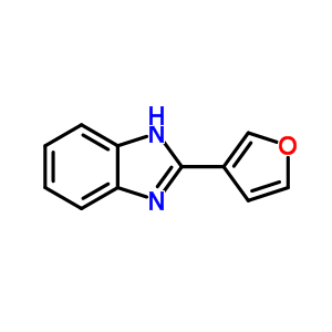 1H-benzimidazole,2-(3-furanyl)-(9ci) Structure,3878-22-6Structure