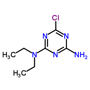 6-Chloro-n~2~,n~2~-diethyl-1,3,5-triazine-2,4-diamine Structure,38902-68-0Structure