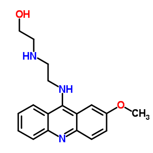 2-[2-[(2-Methoxyacridin-9-yl)amino]ethylamino]ethanol Structure,38915-78-5Structure