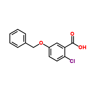 5-(Benzyloxy)-2-chlorobenzoic acid Structure,39062-64-1Structure