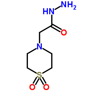 2-(1,1-Dioxo-1lambda6,4-thiazinan-4-yl)acetohydrazide Structure,39093-81-7Structure