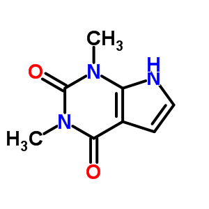 1,3-Dimethyl-1,2,3,4-tetrahydro-7h-pyrrolo[2,3-d]pyrimidine-2,4-dione Structure,39112-72-6Structure