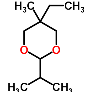 5-Ethyl-5-methyl-2-propan-2-yl-1,3-dioxane Structure,39113-60-5Structure