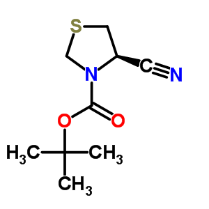 (R)-4-cyano-thiazolidine-3-carboxylic acid tert-butyl ester Structure,391248-15-0Structure