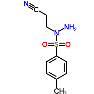 3-[1-(P-tolylsulfonyl)hydrazino]propionitrile Structure,39133-34-1Structure