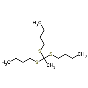 Butane,1-[[1,1-bis(butylthio)ethyl]thio]- Structure,39141-41-8Structure