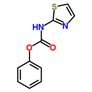 Phenyl 1,3-thiazol-2-ylcarbamate Structure,39142-40-0Structure