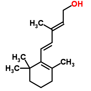 (2E,4e)-3-methyl-5-(2,6,6-trimethyl-1-cyclohexen-1-yl)-2,4-pentadien-1-ol Structure,3917-39-3Structure