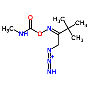 2-Butanone, 1-azido-3,3-dimethyl-, o-[(methylamino)carbonyl]oxime Structure,39184-60-6Structure