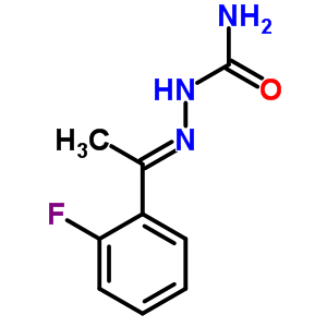 Hydrazinecarboxamide,2-[1-(2-fluorophenyl)ethylidene]- Structure,392-10-9Structure