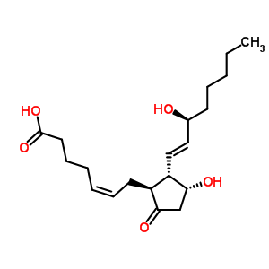 (Z)-7-[(1s,2s,3r)-3-hydroxy-2-[(e,3s)-3-hydroxyoct-1-enyl]-5-oxocyclopentyl]hept-5-enoic acid Structure,39265-67-3Structure