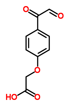 4-(Oxoacetyl)phenoxyacetic acid Structure,39270-55-8Structure