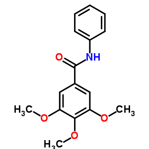 Benzamide,3,4,5-trimethoxy-n-phenyl- Structure,3940-75-8Structure