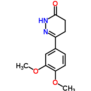 6-(3,4-Dimethoxyphenyl)-4,5-dihydro-3(2h)-pyridazinone Structure,39499-66-6Structure