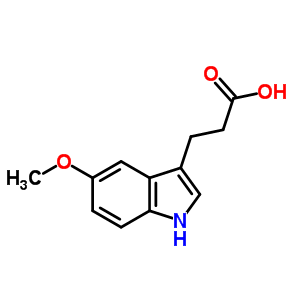 3-(5-Methoxy-1h-indol-3-yl)-propionic acid Structure,39547-16-5Structure