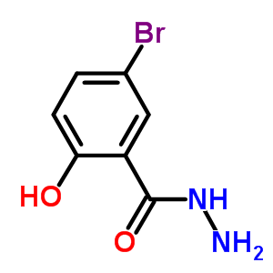 5-Bromo-2-hydroxybenzohydrazide Structure,39635-10-4Structure