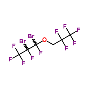 1,2-Dibromopentafluoropropyl 2,2,3,3,3-pentafluoropropyl ether Structure,396716-50-0Structure